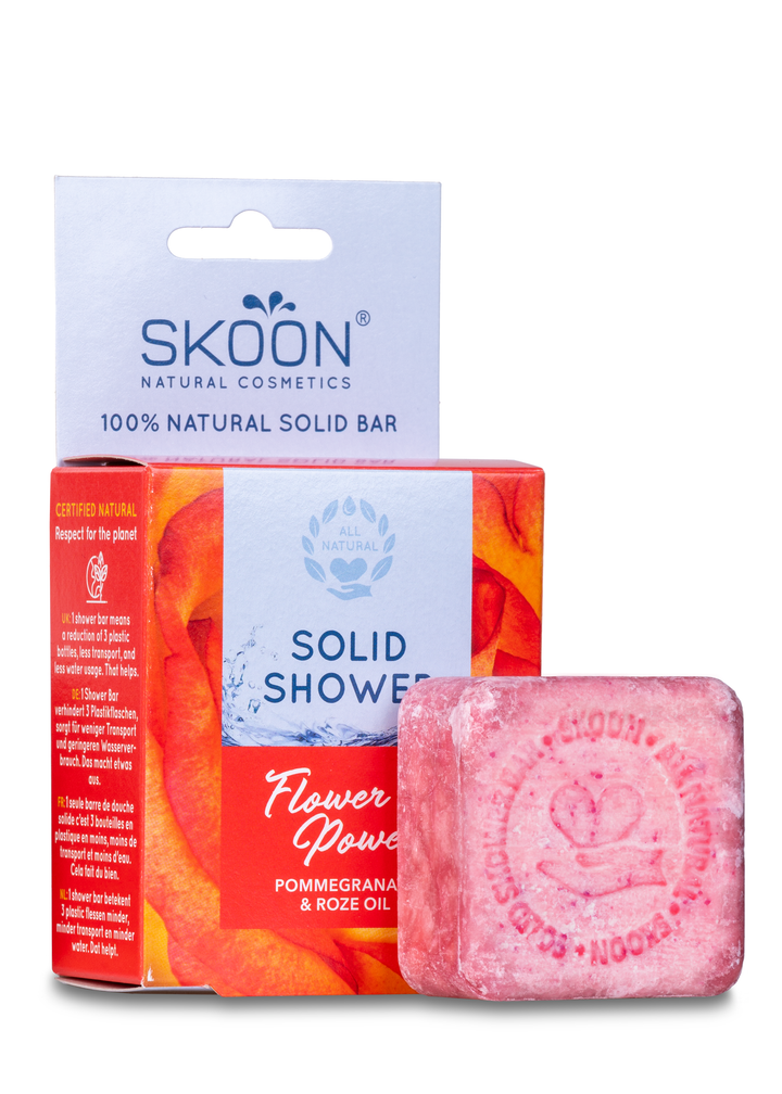 Skoon Solid Shower bar “Flower Power”